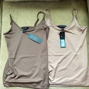 PAIR of Banana Republic Factory adjustable camis - NWT!